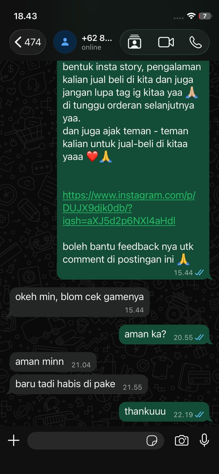 Testimoni VALSKUY